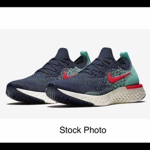 Men Nike Sneaker Epic React Flyknit Size 15 Blue …